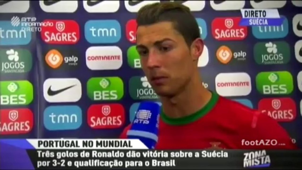 Cristiano Ronaldo - Post-Match - FOOTAZO.com