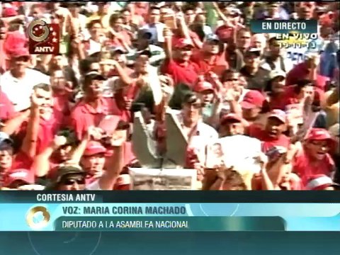 Diputada María Corina Machado: Este martes pasará a la historia como un día vergonzoso para el país