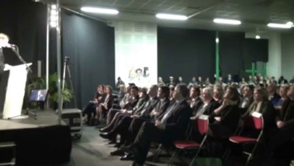 Larrivé et Baroin à Auxerrexpo