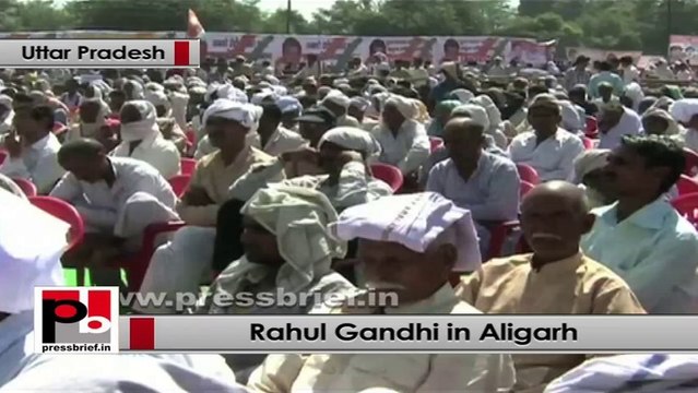 Rahul Gandhi in Aligarh launches Congress campaign; takes on the SP govt