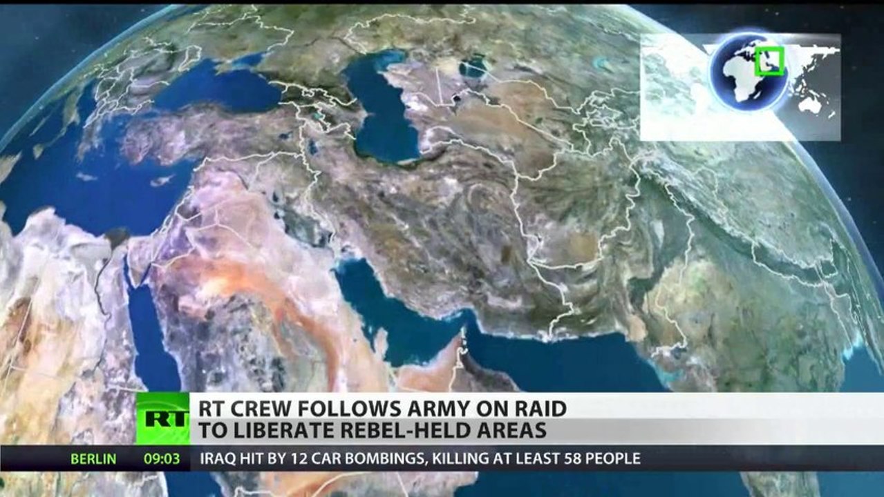 From the Firefight: RT crew amid pitched battle between Syrian army, rebels