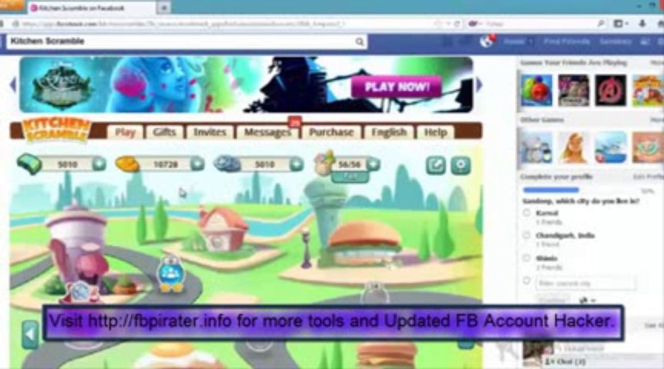 ▶ Kitchen Scramble Hack Tool _ Pirater [Link In Description] November - December 2013 Update