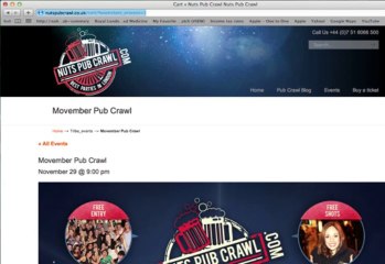 Nuts Pub Crawl London 20% off discount ticket
