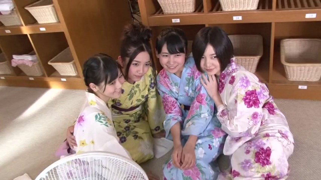 大江戸温泉物語「湯船」物語篇 CMメイキング映像 _ AKB48[公式]