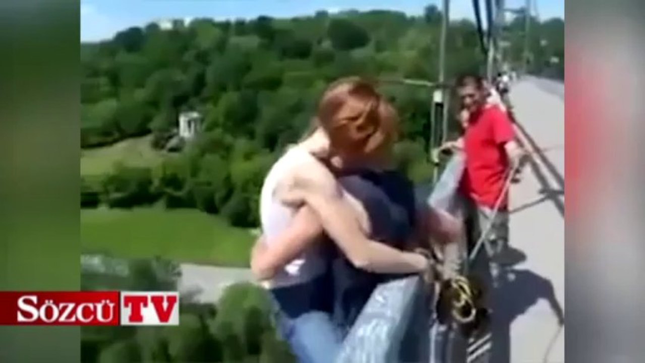 Ruslardan yeni çılgınlık halatsız bungee jumping