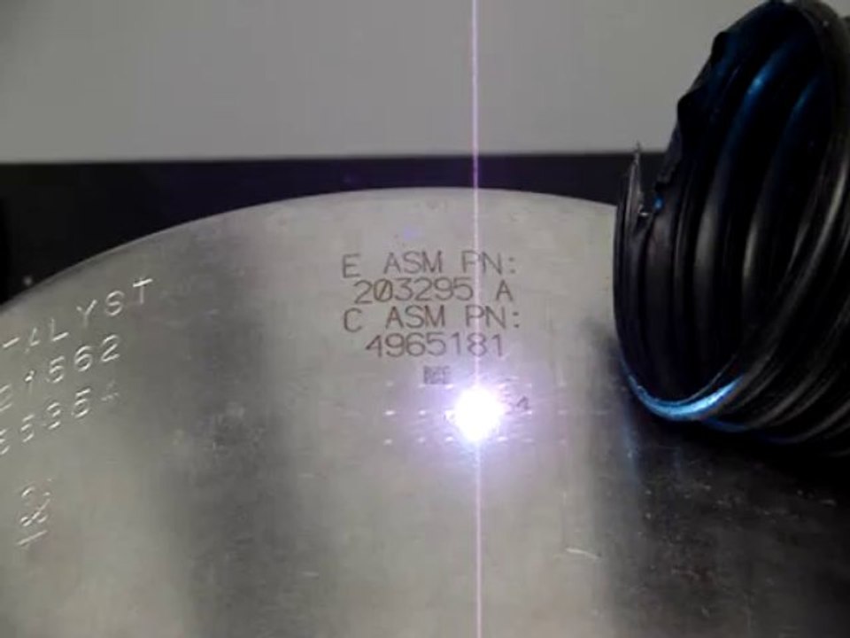 Marquage Laser Telesis Fibre FQ20 par AGICOM