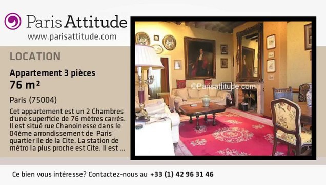 Appartement 2 Chambres à louer - Ile de la Cité, Paris - Ref. 2860