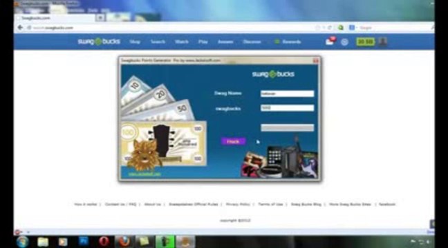 Swagbucks Hack Pirater _ Link In Description November - December 2013 Update