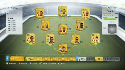Fifa 14 Ultimate Team - La Mia Squadra di Serie A (50k)