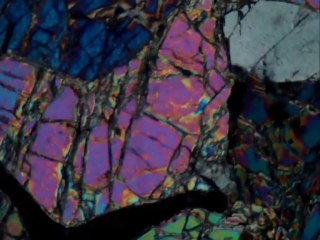 Olivine Lumière Polarisée Analysée