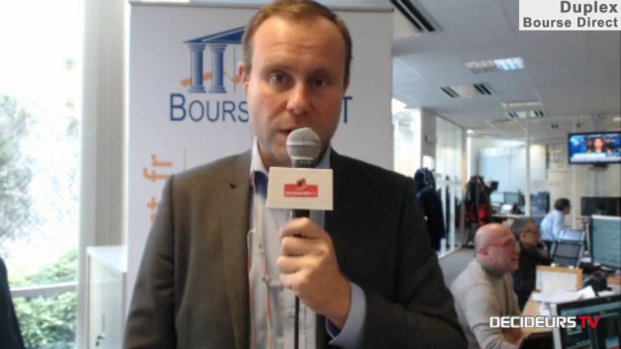 20/11/13 : Les Experts de Bourse Direct dans l'émission "Duplex Bourse" sur Décideurs TV