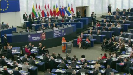 Malala recebe o prêmio Sakharov