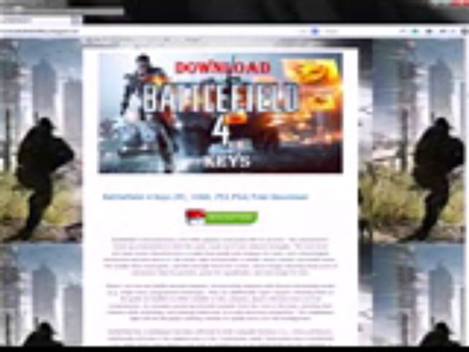 Download Battlefield 4 Keys (PC, X360, PS3,PS4) [100% Work 10_29_2013]