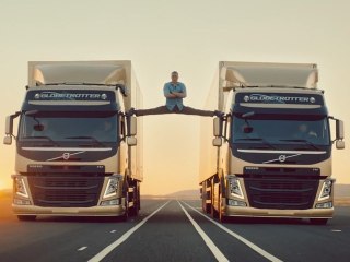 Jean-Claude Van Damme roule pour Volvo Trucks