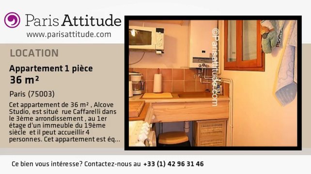 Appartement Alcove Studio à louer - Temple, Paris - Ref. 2249