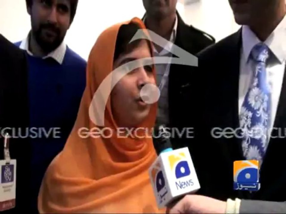 Malala comment on Sakharov award-20 Nov 2013
