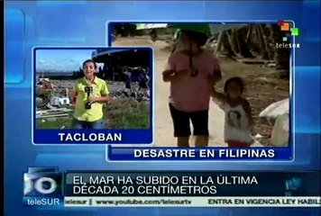 Cerca del 40% de ciudadanos abandonaron Tacloban, Filipinas