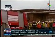 Explosión en refinería deja dos trabajadores muertos en Bélgica