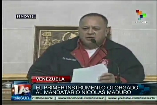 Asamblea Nacional de Venezuela aprueba Ley Habilitante