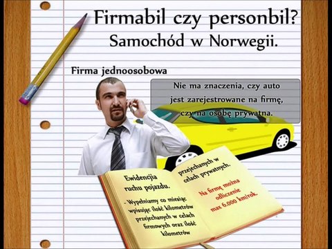 Samochód firmy, czy samochód prywatny w Norwegii