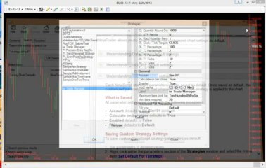 Saving Default Settings in a Strategy | NinjaTrader Strategy Tip