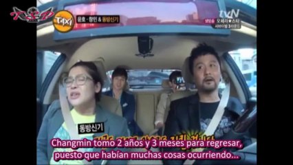 14.04.11 TVXQ en Taxi 3/4 Sub. Español