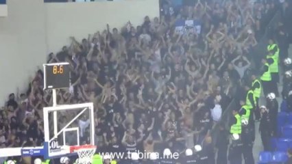 PAOK ultras in Podgorica