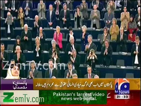 Malala Yousafzai receives EU Sakharov rights prize