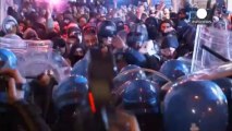 Lyon-Torino hızlı tren hattına karşı çıkan göstericiler polisle çatıştı