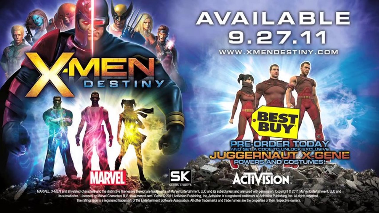 X-Men Destiny Juggernaut Trailer