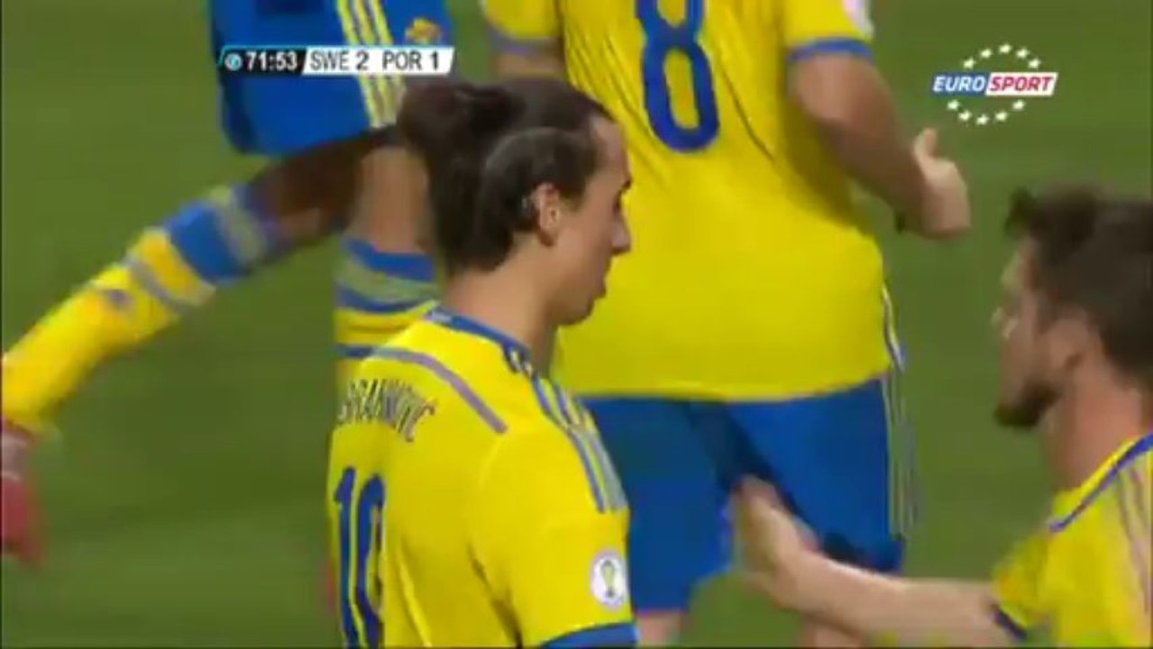Szwecja - Portugalia 2-1 Ibrahimovic