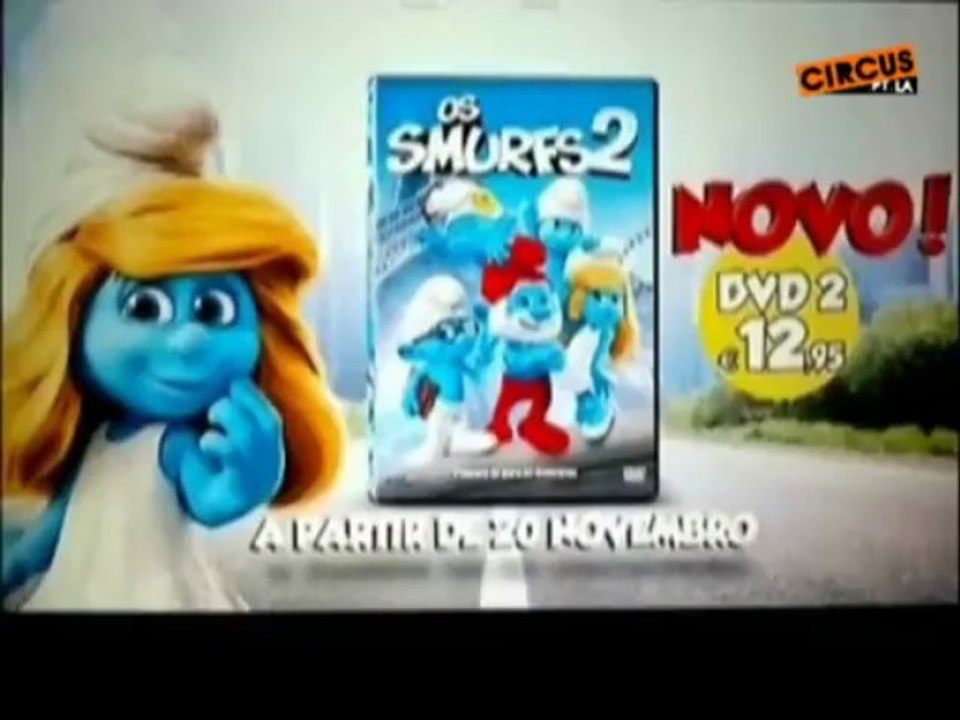 Anúncio Filmes Smurfs