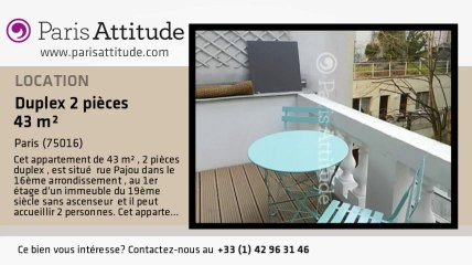 Duplex 1 Chambre à louer - La Muette, Paris - Ref. 8353