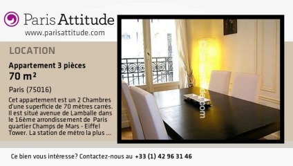 Appartement 2 Chambres à louer - La Muette, Paris - Ref. 3663