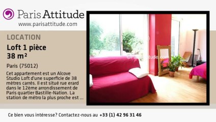 Loft Alcove Studio à louer - Reuilly Diderot, Paris - Ref. 3651