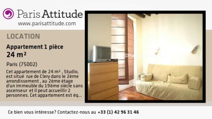 Appartement Studio à louer - Montorgueil, Paris - Ref. 6498