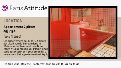Appartement 1 Chambre à louer - Canal St Martin, Paris - Ref. 8486