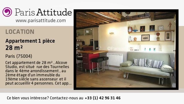 Appartement Alcove Studio à louer - Place des Vosges, Paris - Ref. 2188