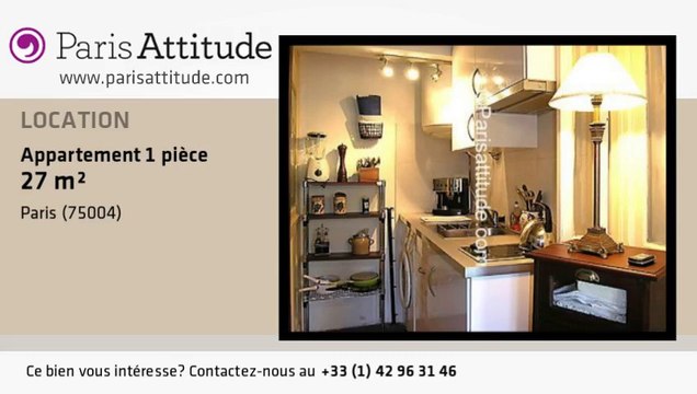 Appartement Alcove Studio à louer - St Paul, Paris - Ref. 4992