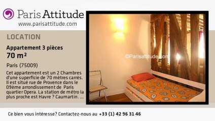 Appartement 2 Chambres à louer - Grands Magasins - La Fayette, Paris - Ref. 957