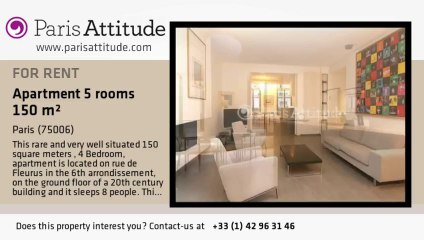 4 Bedroom Duplex for rent - Jardin du Luxembourg, Paris - Ref. 7996