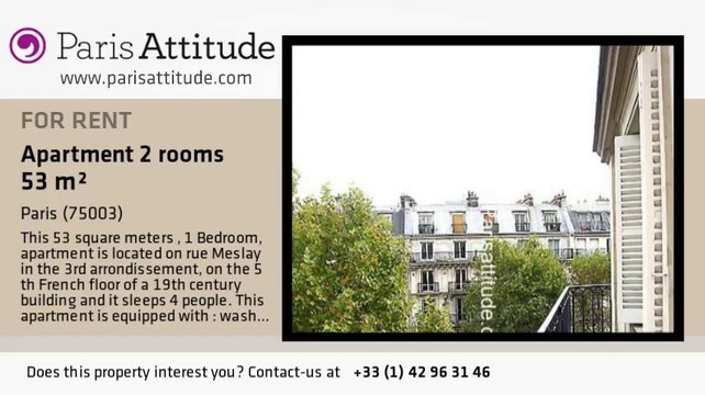 1 Bedroom Apartment for rent - République, Paris - Ref. 5233