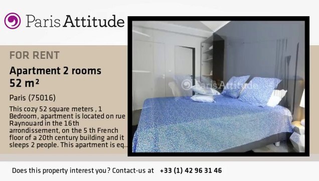 1 Bedroom Apartment for rent - La Muette, Paris - Ref. 8629