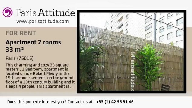 1 Bedroom Apartment for rent - Commerce, Paris - Ref. 7314