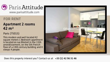 1 Bedroom Apartment for rent - Pasteur, Paris - Ref. 3971