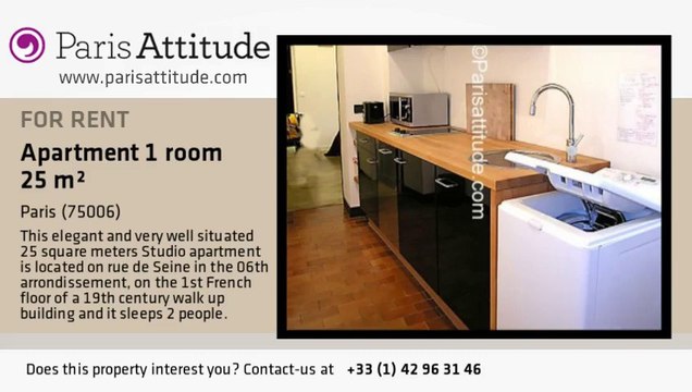 Studio Apartment for rent - St Germain, Paris - Ref. 2535