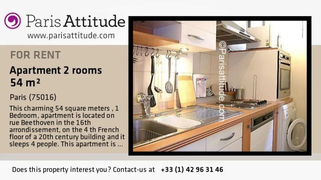 1 Bedroom Apartment for rent - Trocadéro, Paris - Ref. 6264