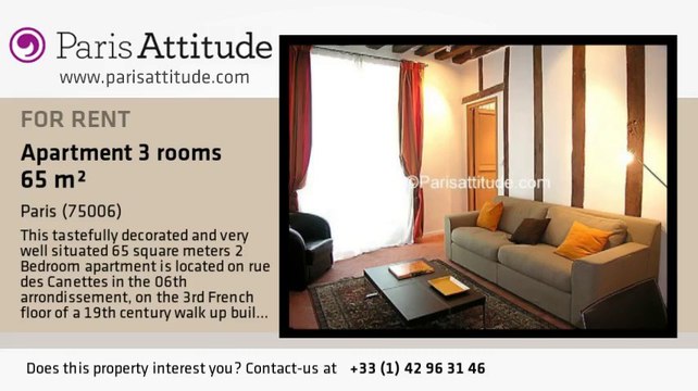 2 Bedroom Apartment for rent - St Germain, Paris - Ref. 4650