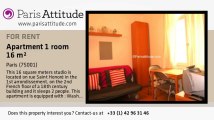 Studio Apartment for rent - Châtelet, Paris - Ref. 551