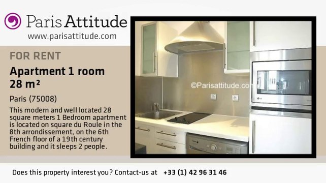 Alcove Studio Apartment for rent - Arc de Triomphe, Paris - Ref. 2239